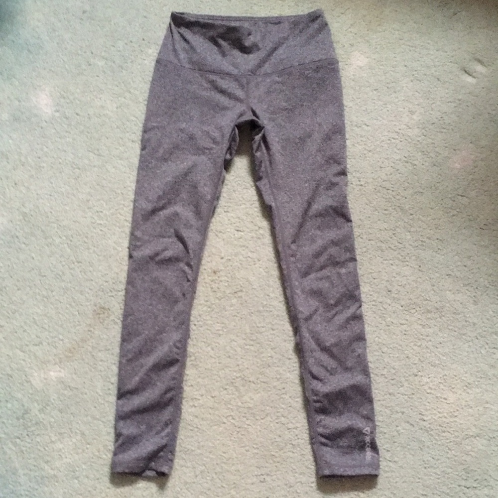 Grey Reebok High Waisted Leggings